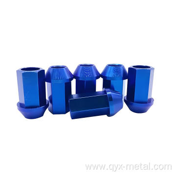 Colorful Titanium Wheel Hub Nuts For Automotive Modification